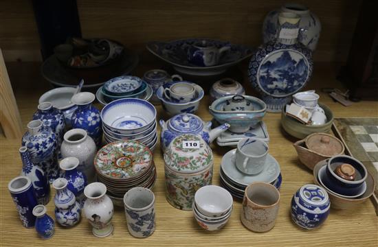 A quantity of Oriental ceramics